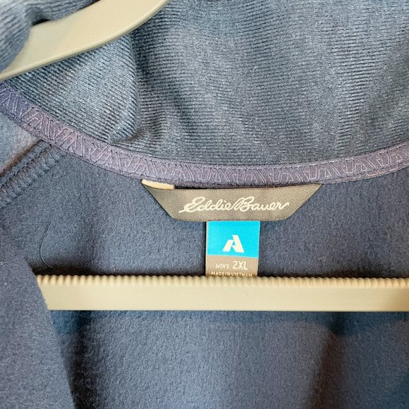 Eddie Bauer Outpace Storm HZ Mock 1/2-Zip Blue First Ascent XXL 2XL - Picture 7 of 10
